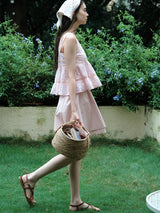 Ethereal Lace Peplum Set