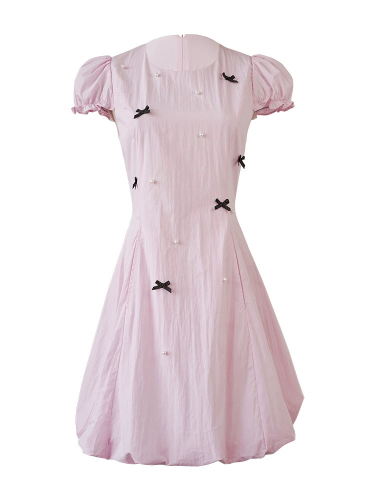 Pearl Garden Bow Dress