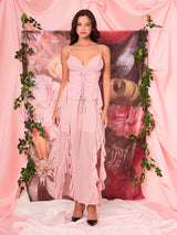 Romantic Ruffle Corset Dress