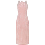 Fleur Mist Halter Dress