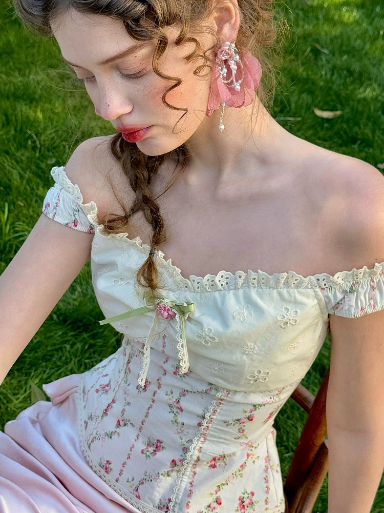 Rose Garden Corset Top