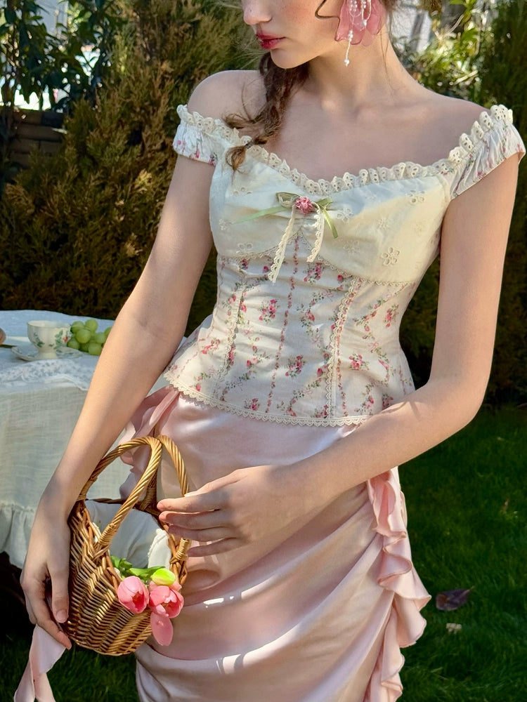 Rose Garden Corset Top
