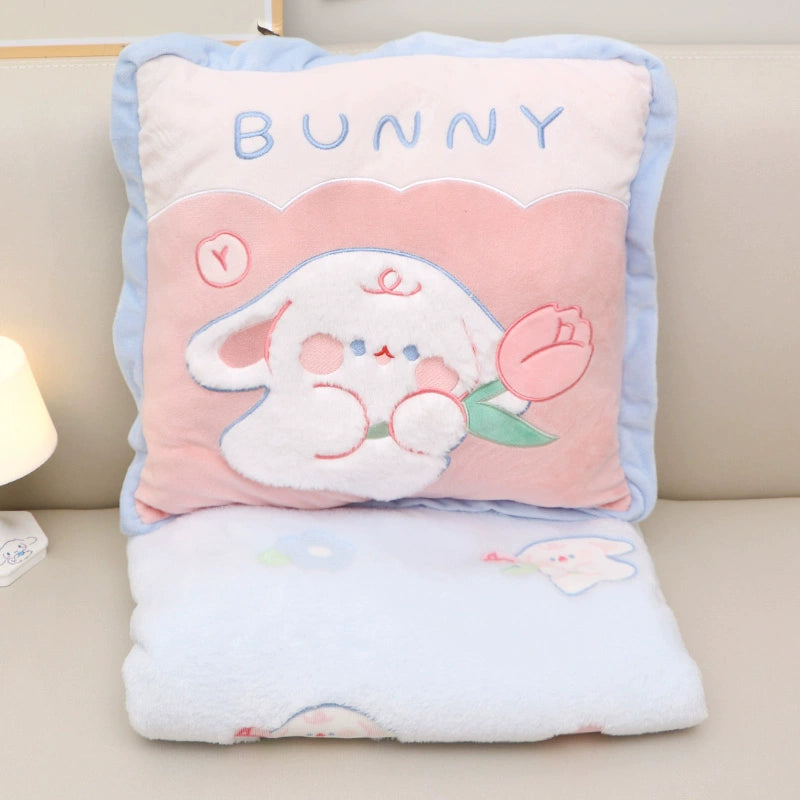 Sweet Nap Bunny Pillow Blanket