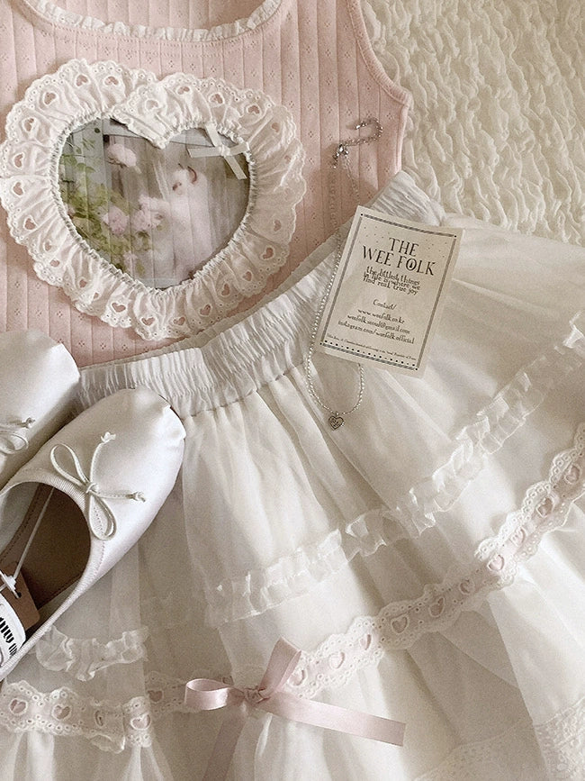 Lace Ribbon Princess Skirt