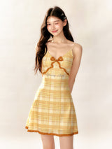Gingham Ribbon Charm Dress