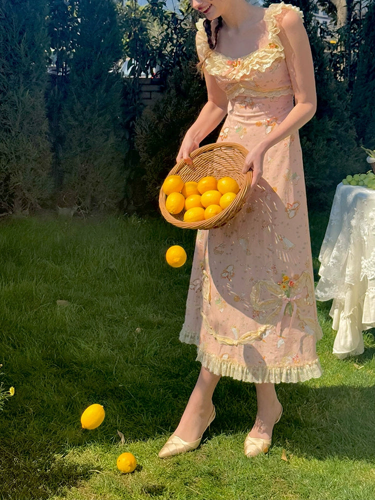 Lemon Garden Waltz Dress