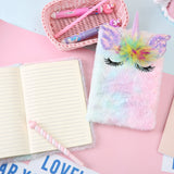 Plush Girly Secret Diary Notebook