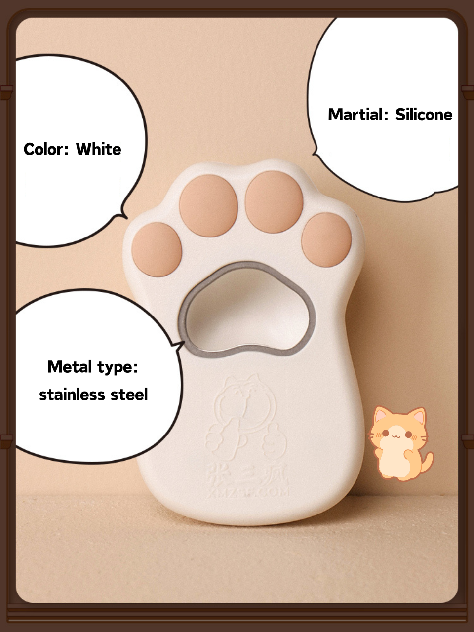 Cat Paw Bottle Magnet Opner