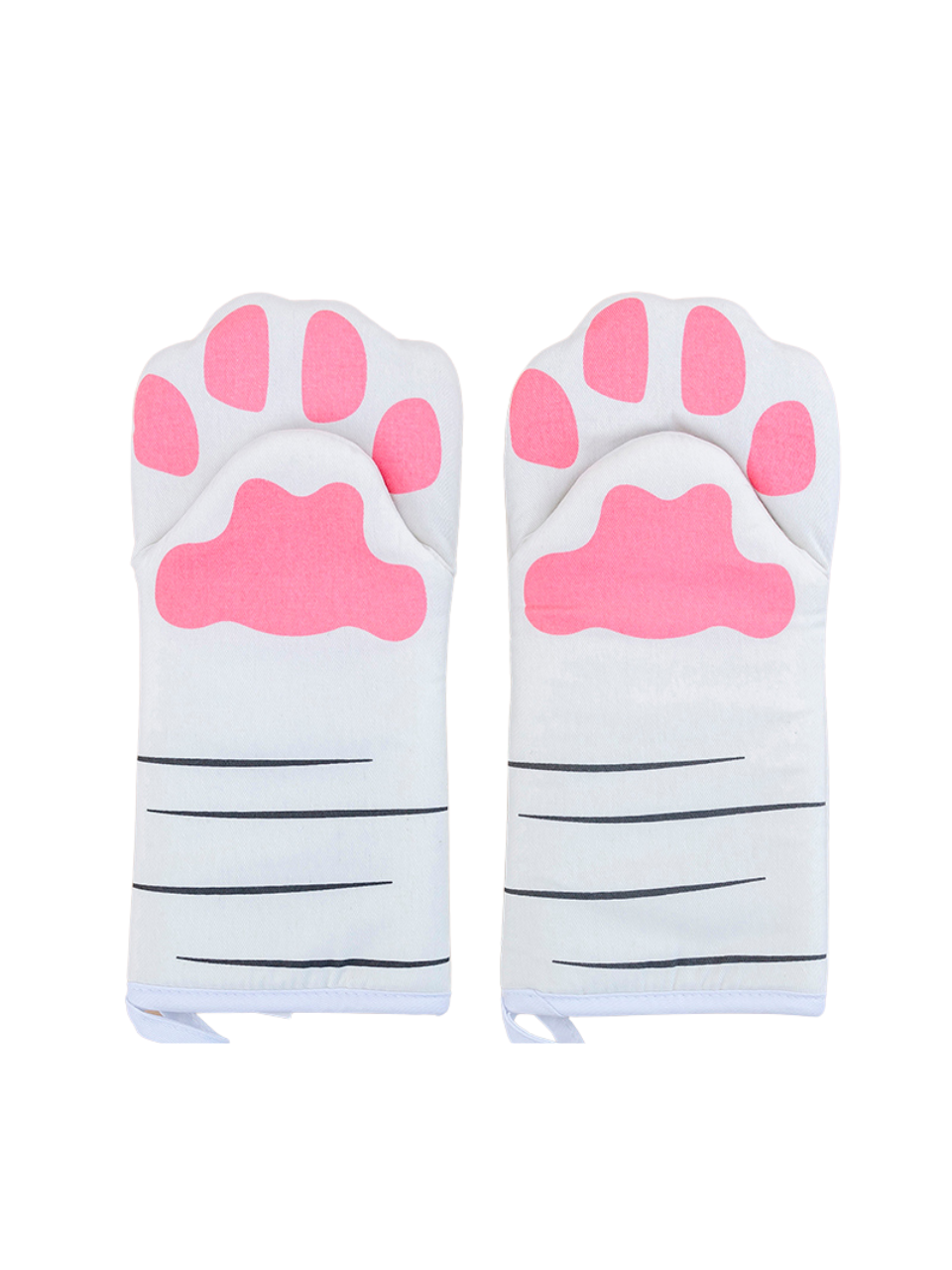 Cute Cat Paw Kitchen Baking Oven Gloves
