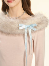 Blue Frost Whispers Knit Top