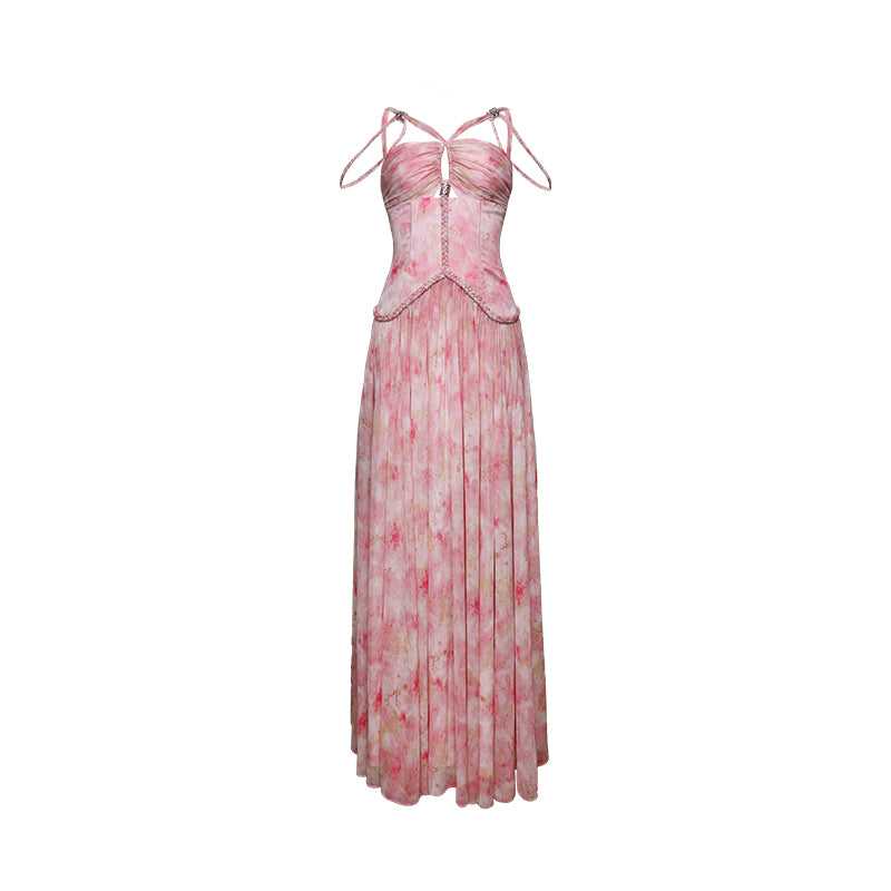 Enchanted Petal Waltz Dress
