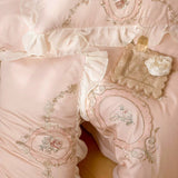 Rosy Manor Lace Bedding Set