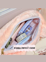 Plush Piggy Pencil Case