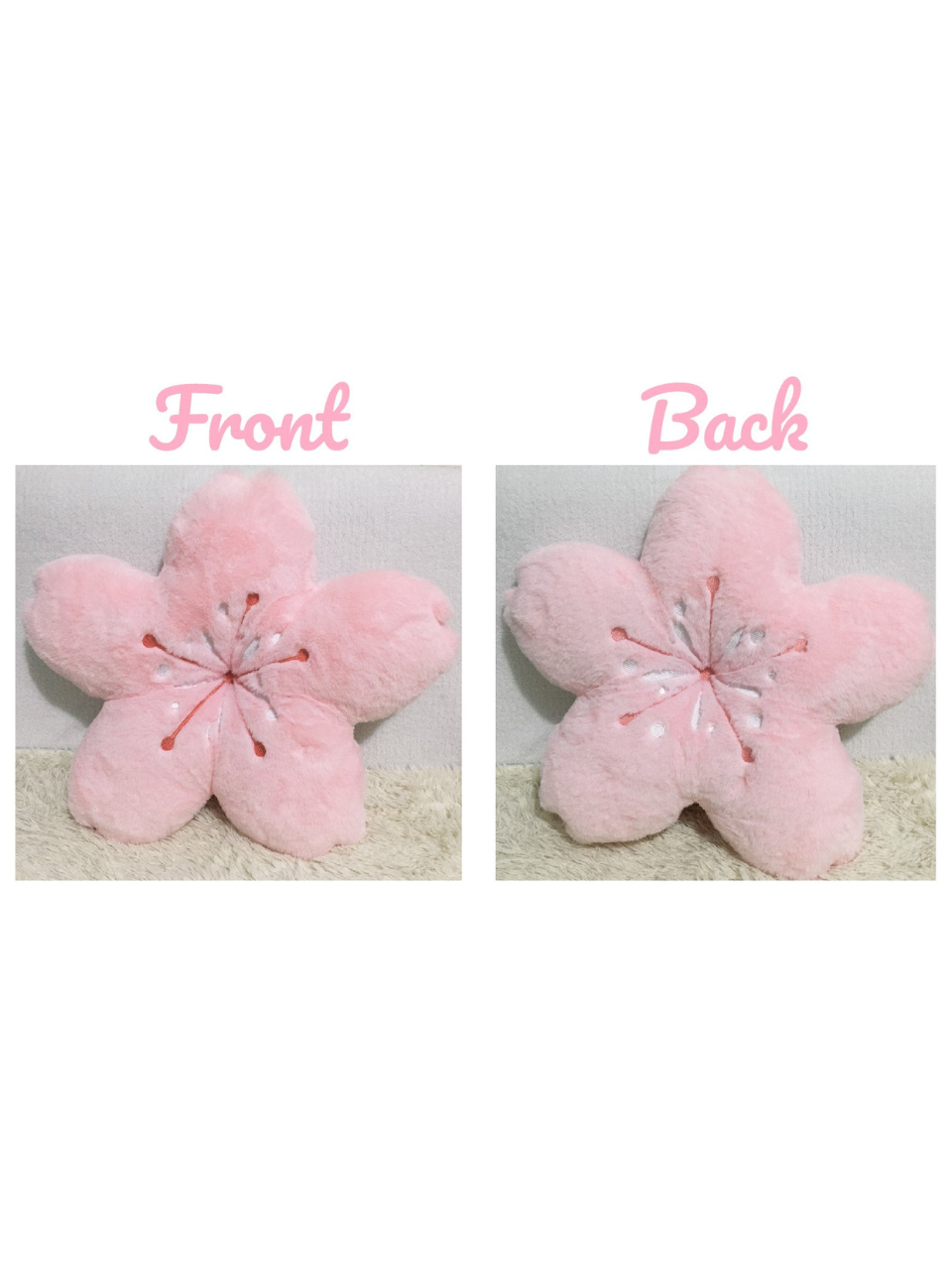 Pink Sakura Soft Plushie Pillow Cushion