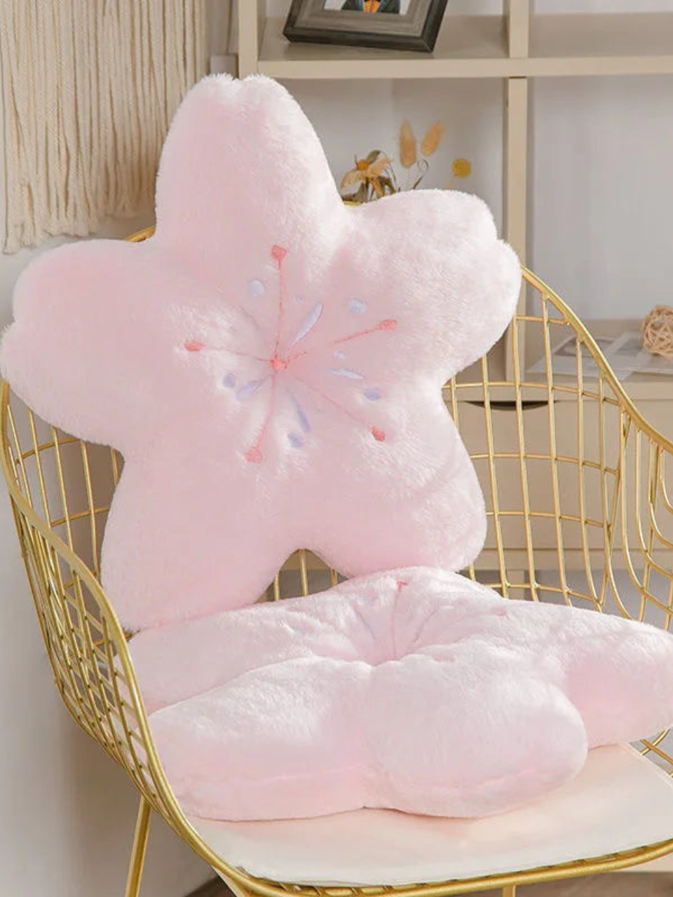 Pink Sakura Soft Plushie Pillow Cushion