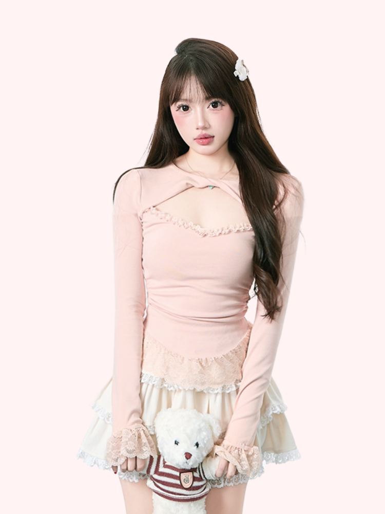Rose Whispers Lace Top